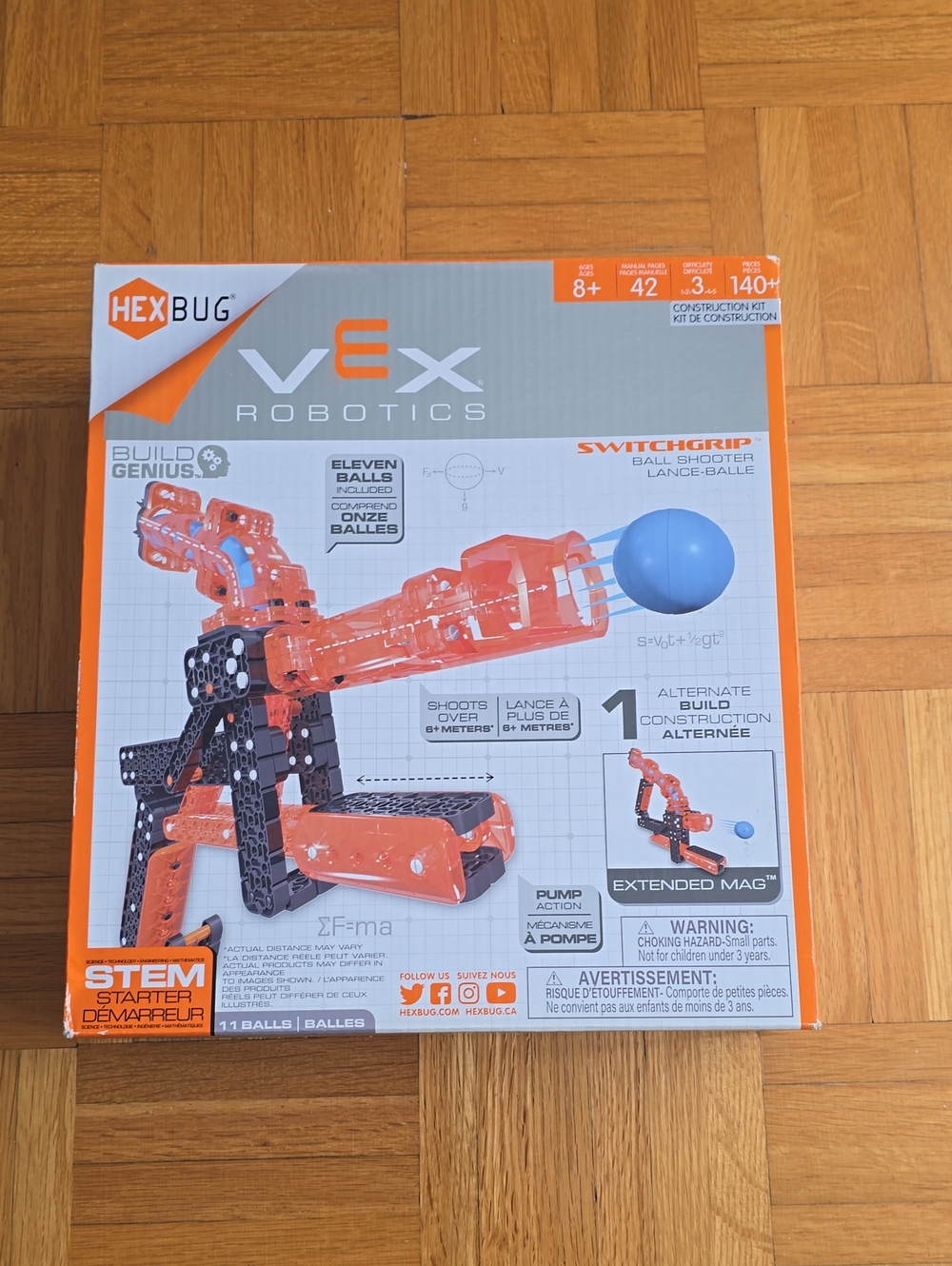 Hex Bug Vex Robotics NEW Ball Shooter STEM Build Genius Construction Kit